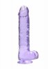 Realistic Dildo with Balls - 10/ 25,4 cm